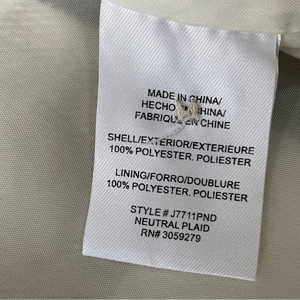 Thread & Supply Plaid Fleece Flannel Button Down Shirt Jacket - Picture 3 of 5